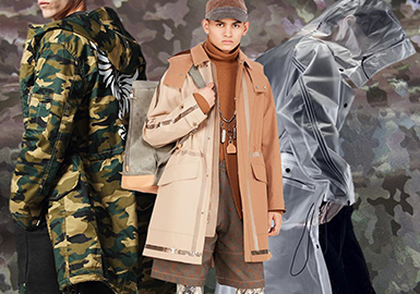 Stylish Trench Coat -- 2020 S/S Material Trend for Menswear