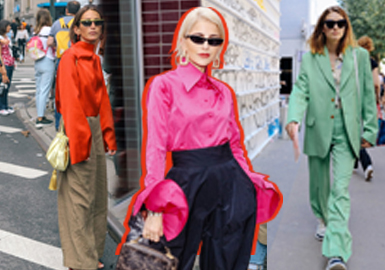Colorful Sophisticated -- 2019 Resort Street Snap of Womenswear