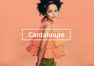 Cantaloupe -- S/S 2020 Color Trend for Girls