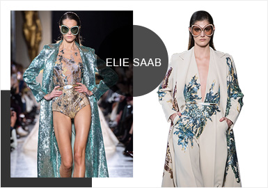 Elie Saab -- S/S 2019 Analysis of Formal Dress Catwalks in Paris Couture Week