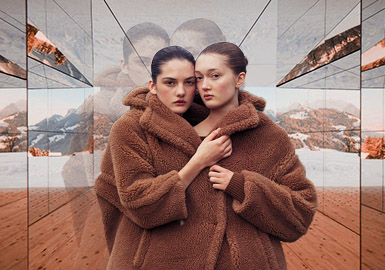 Off-Line Slow-Paced Life -- The Thematic Color Trend for Women's Fur Coats