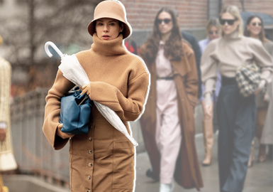 The Simple & Sophisticated Style -- The Comprehensive Analysis of Women's Knitwear in Street Snaps During Fashion Weeks