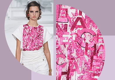 Composite Sequin -- The Pattern Craft Trend for Womenswear