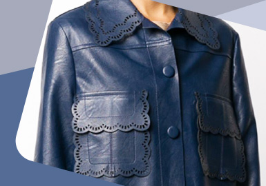 Delicate Details -- The Craft Detail Trend for Women's Leather Clothing