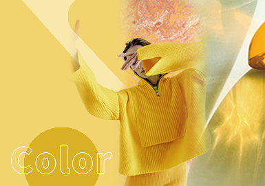 Sulphur -- The Color Trend for Women's Knitwear(Youthful Lady)