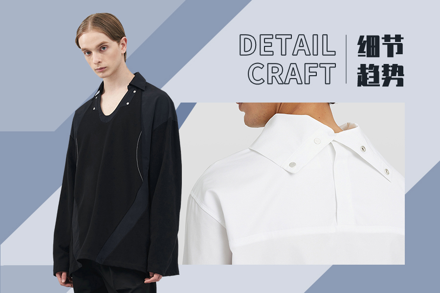 Neckline Design -- The Detail Craft Trend for Menswear