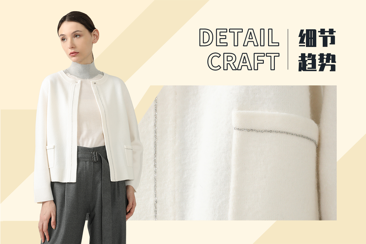 Delicate & Minimalist -- The Detail Trend for Women's Knitwear