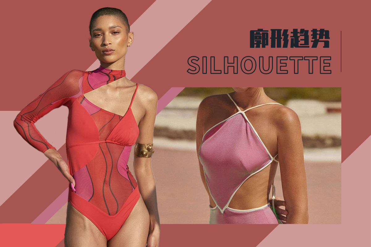 Rebuilt Fashion -- The Silhouette Trend for Women's Swimsuit