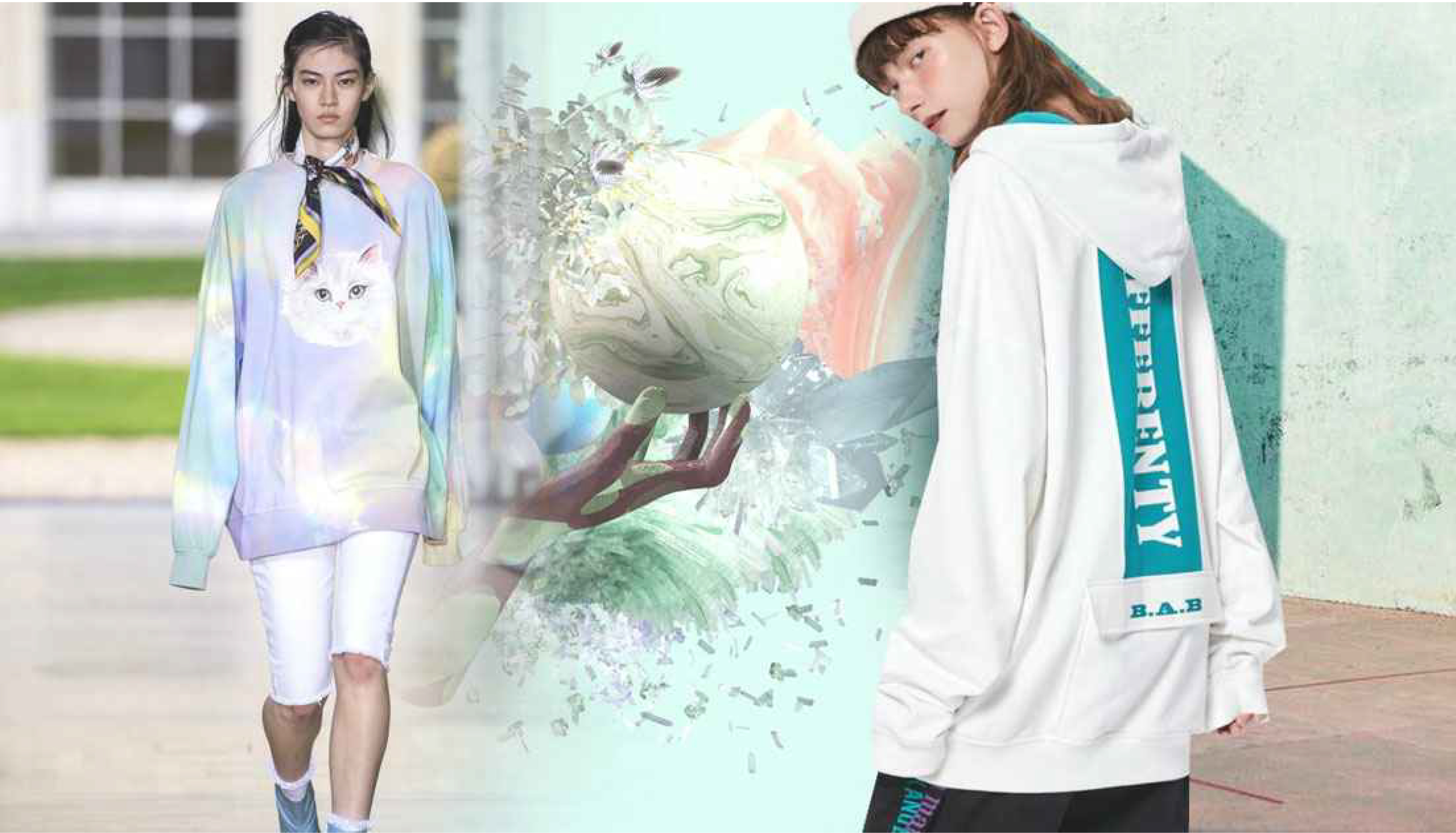 Pastel Colors -- 2019 S/S Key Colors on Catwalk for Women's Sweatshirt Fabrics
