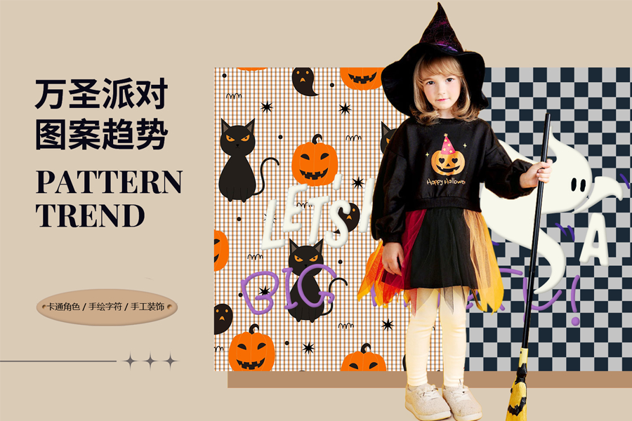 Halloween Party -- The Festive Pattern Trend for Kidswear