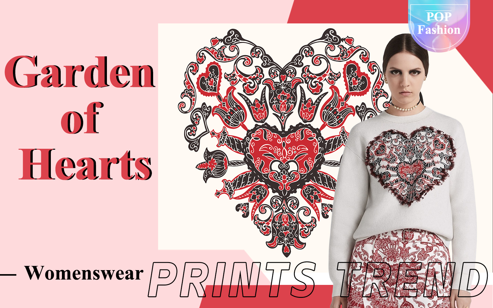 Garden of Hearts -- The Fast-response Pattern Trend for Womenswear