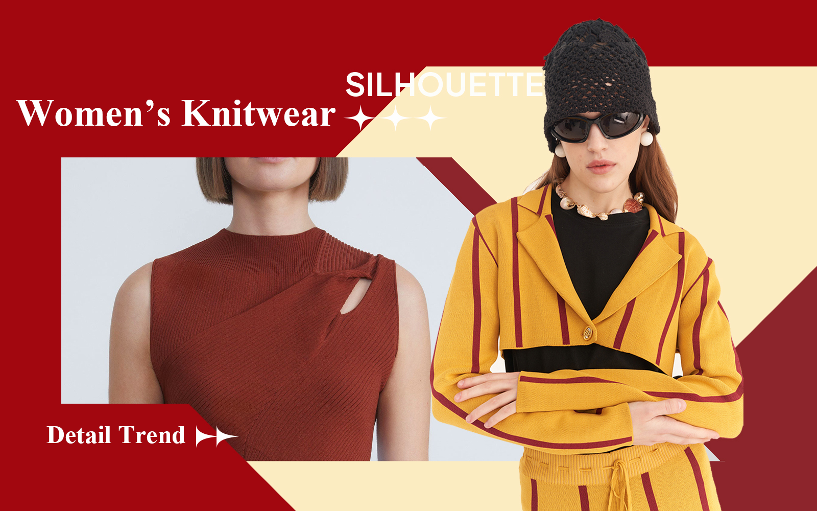 Spring/Summer 2024 Detail & Craft Trend for Women's Knitwear