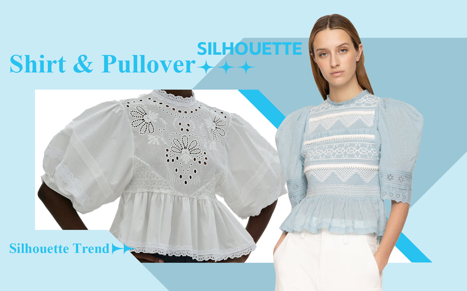 The Silhouette Trend for Women's Shirt & Pullover