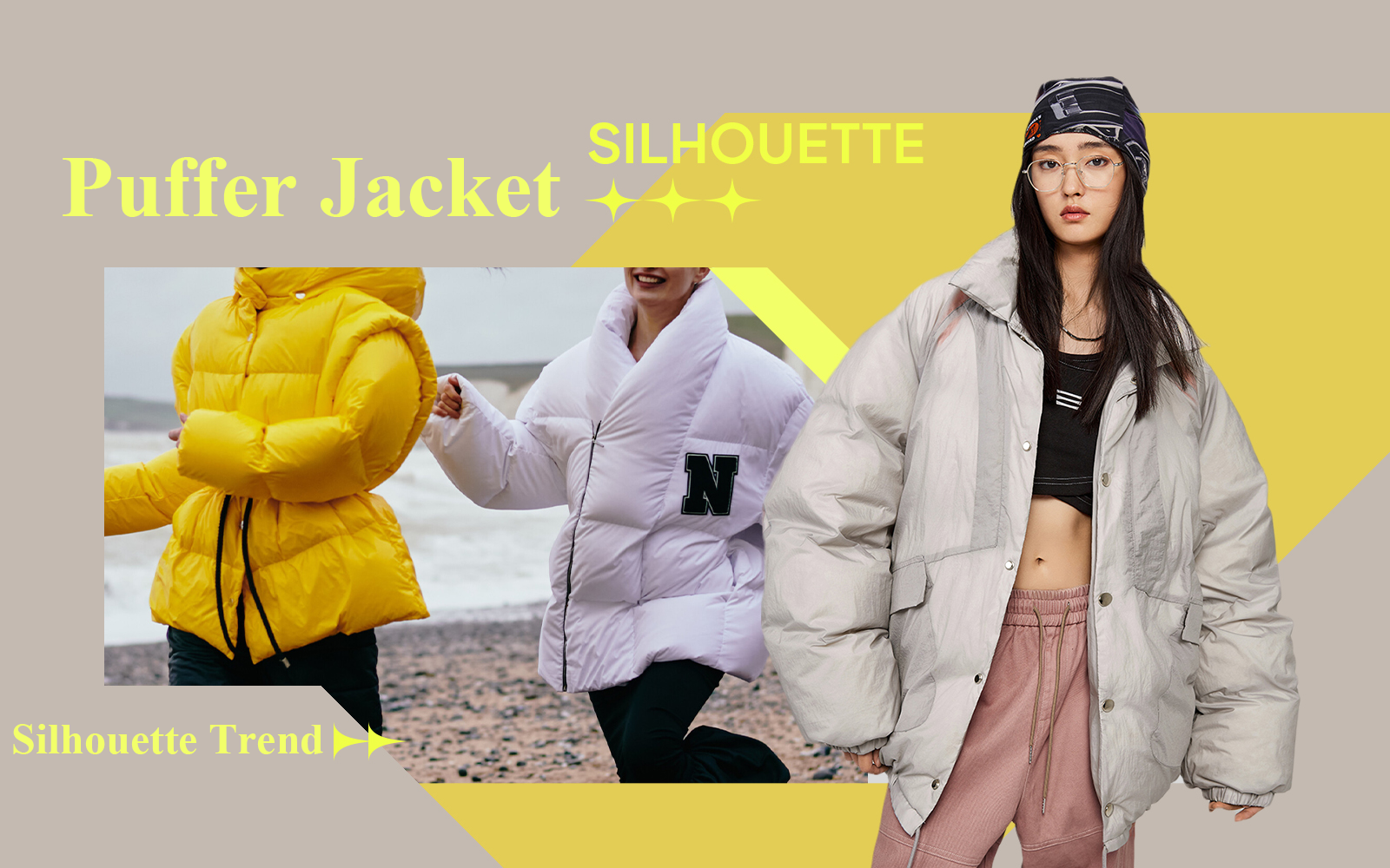 Warm Wrapping -- The Silhouette Trend for Women's Puffer Jacket