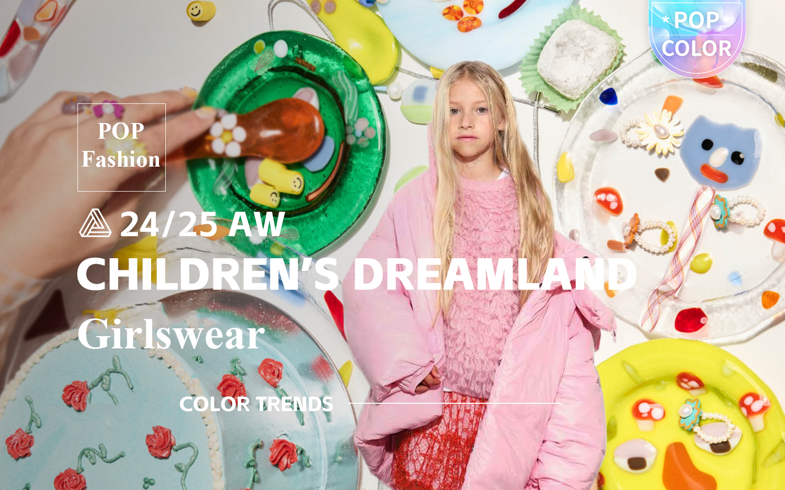 Children's Dreamland -- The A/W 24/25 Color Trend for Girlswear