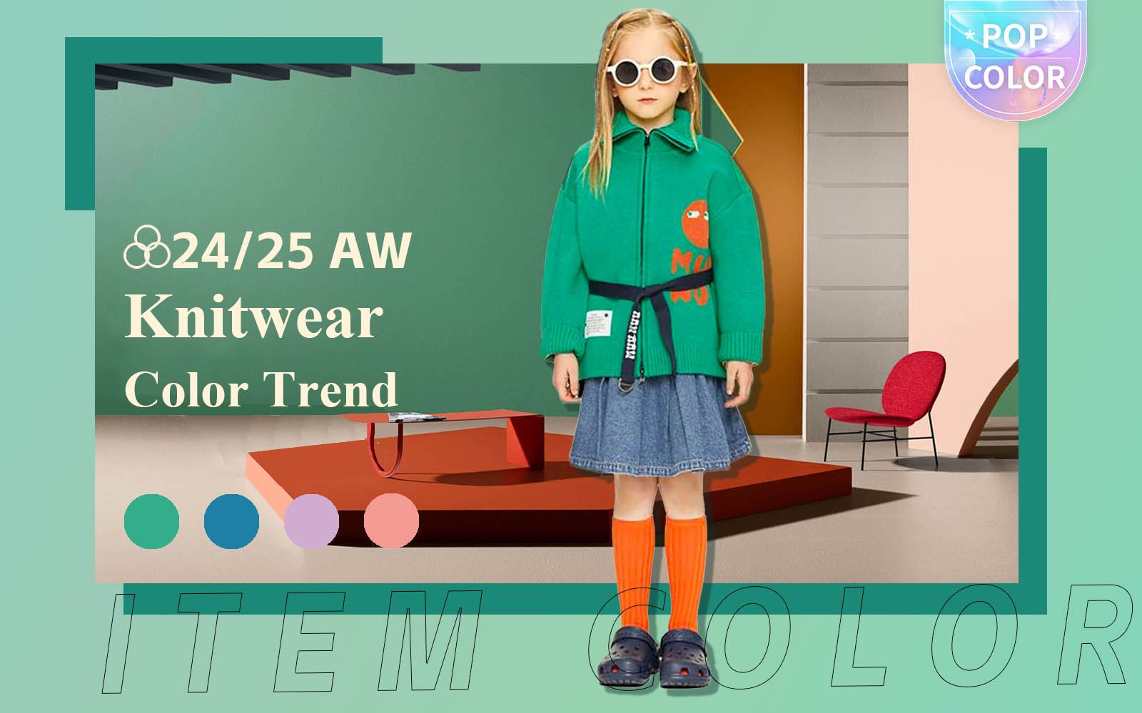 Knitwear -- The Color Trend for Girlswear