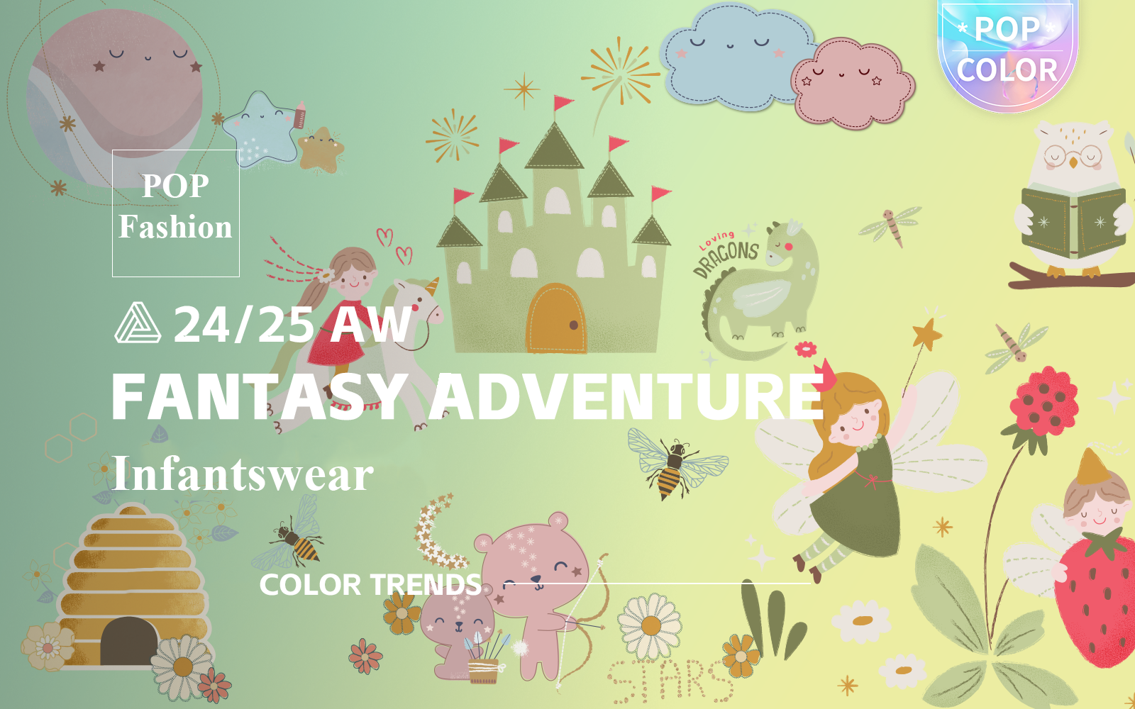 Fantasy Adventure -- A/W 24/25 Color Trend for Infantswear