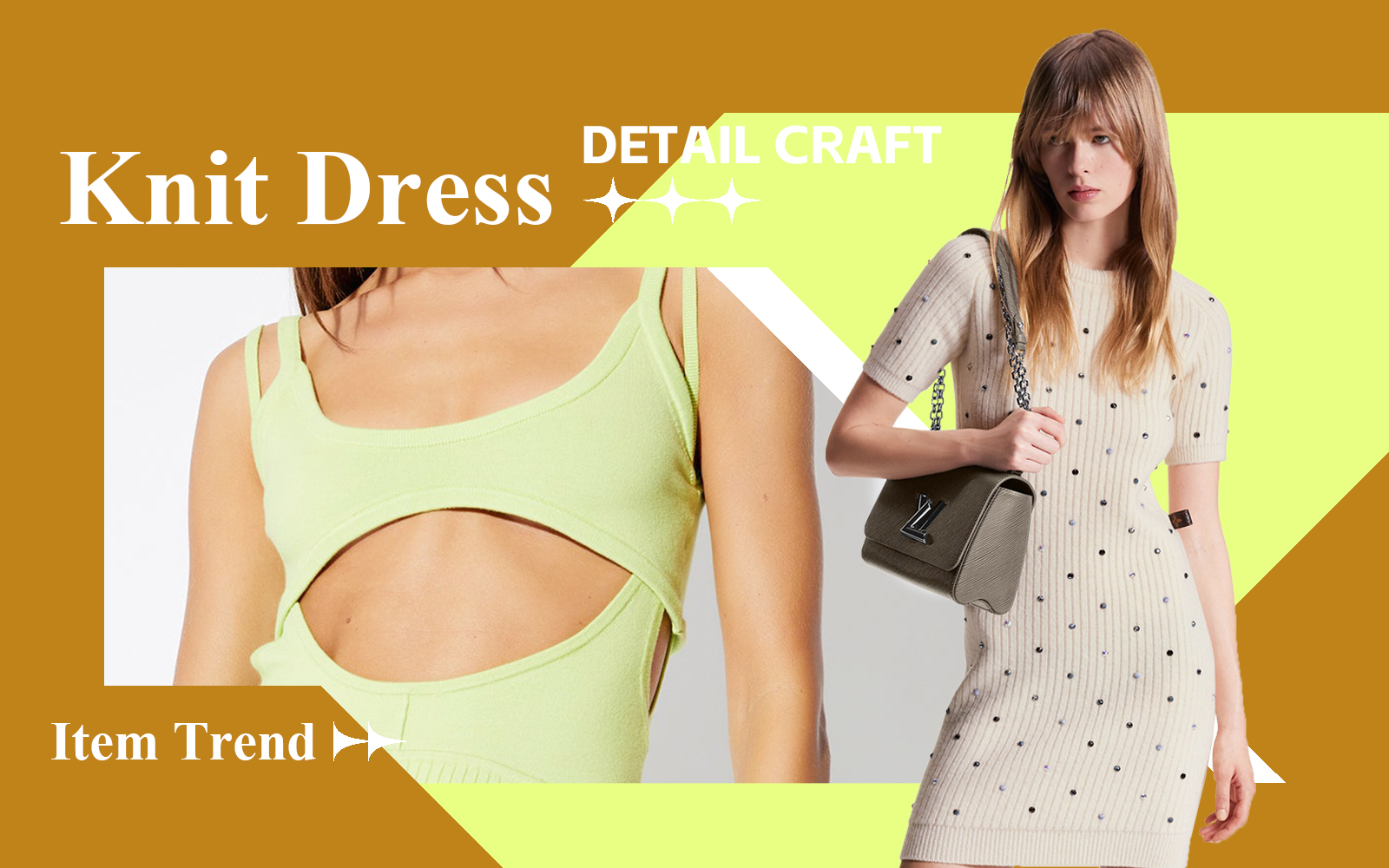 Dress -- S/S 2024 Women's Knitwear Trend