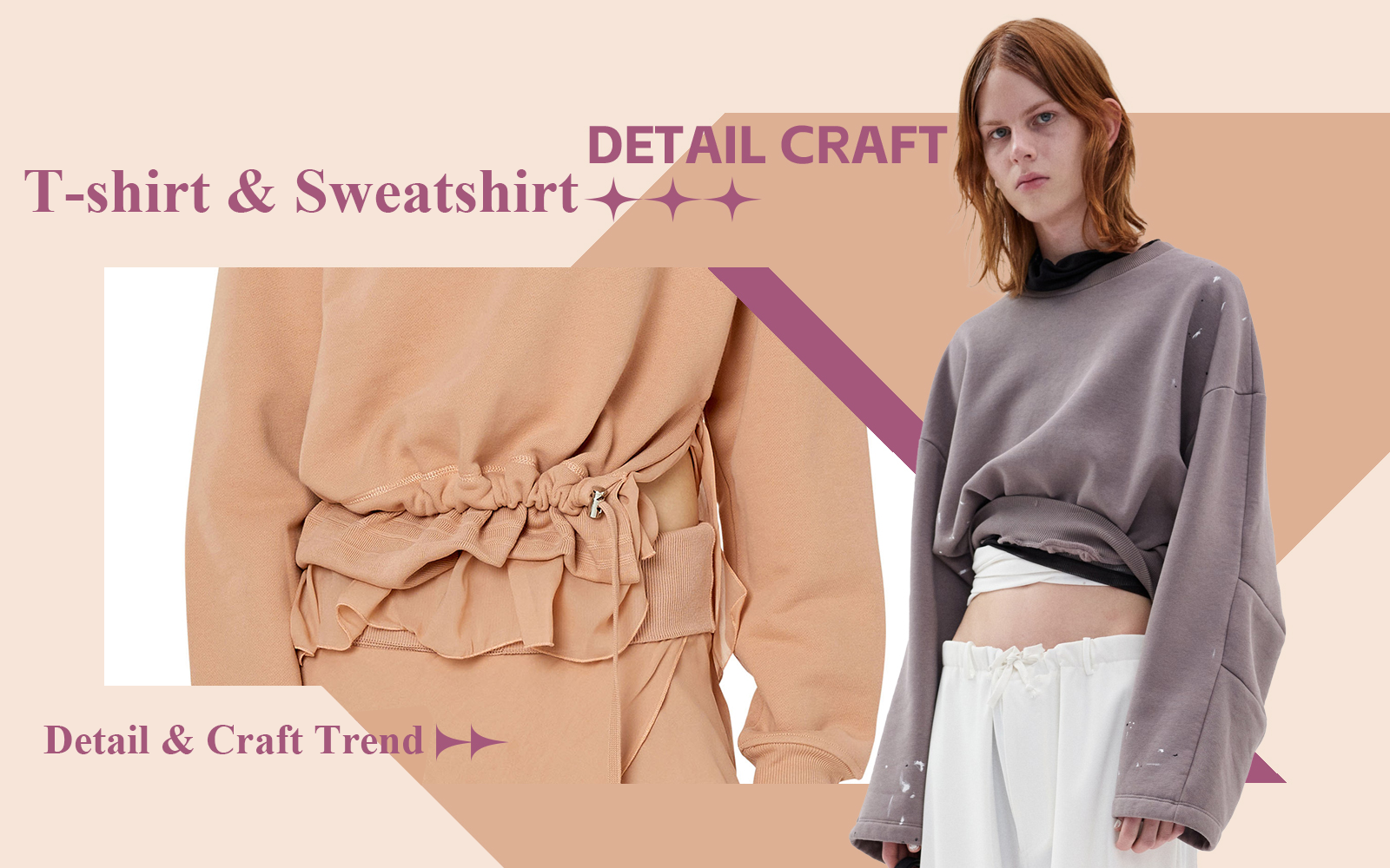 The Detail & Craft Trend for Women's T-shirt & Sweatshirt