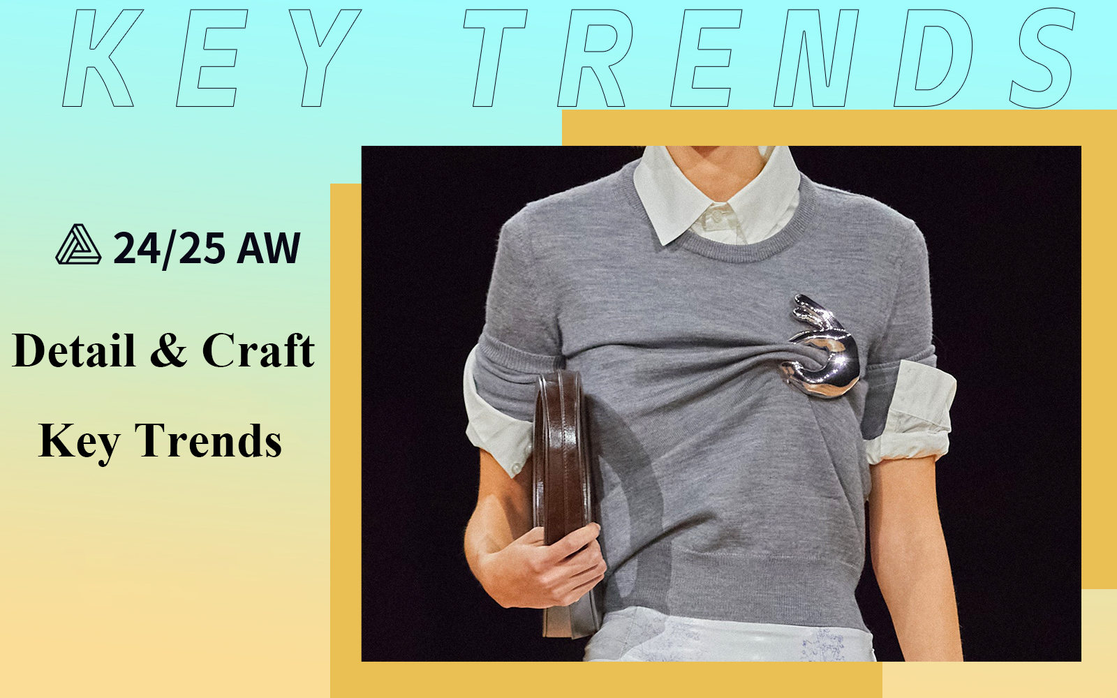 A/W 24/25 Key Detail Trend for Women's Knitwear