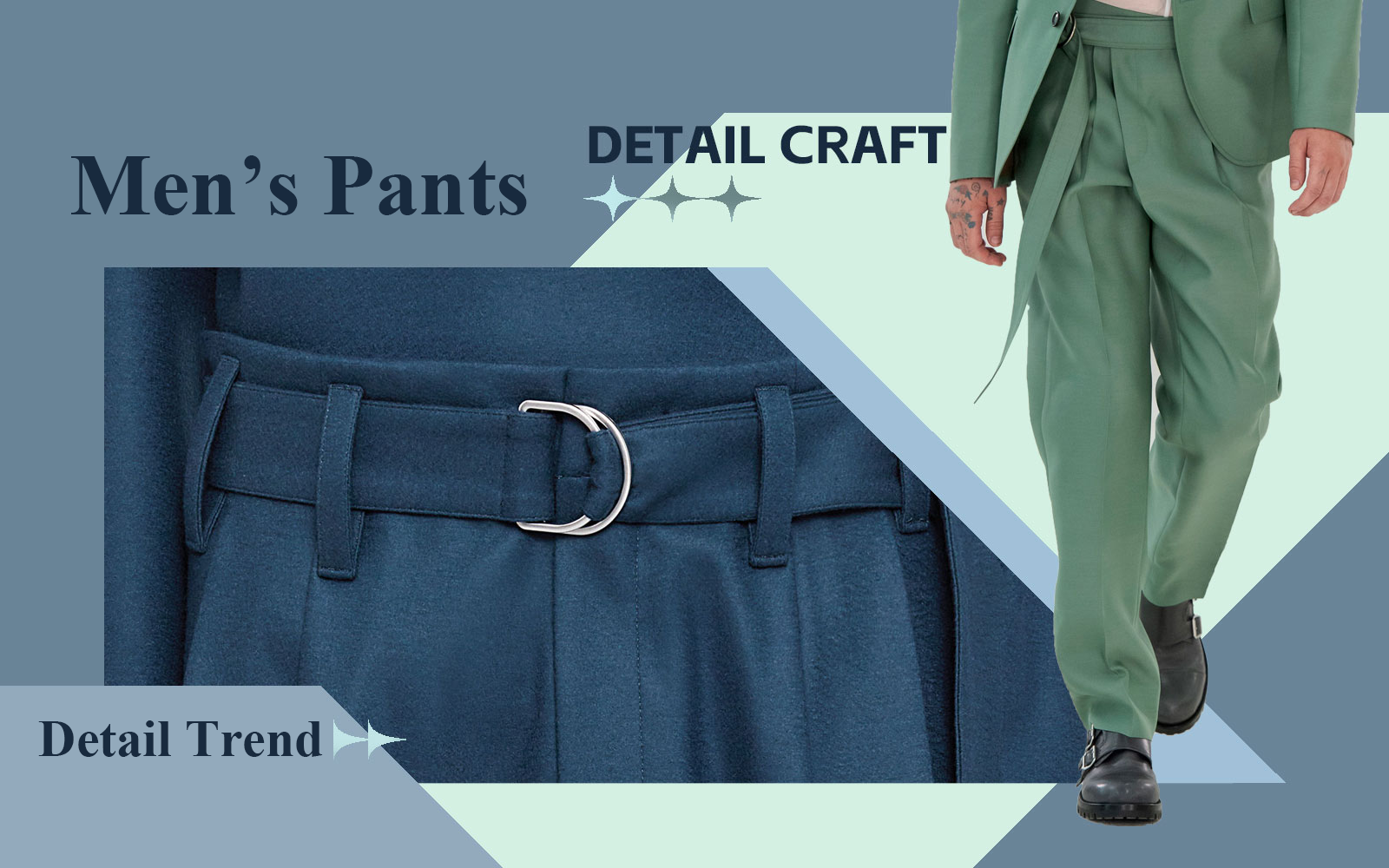 Casual Commute -- The Detail & Craft Trend for Men's Pants