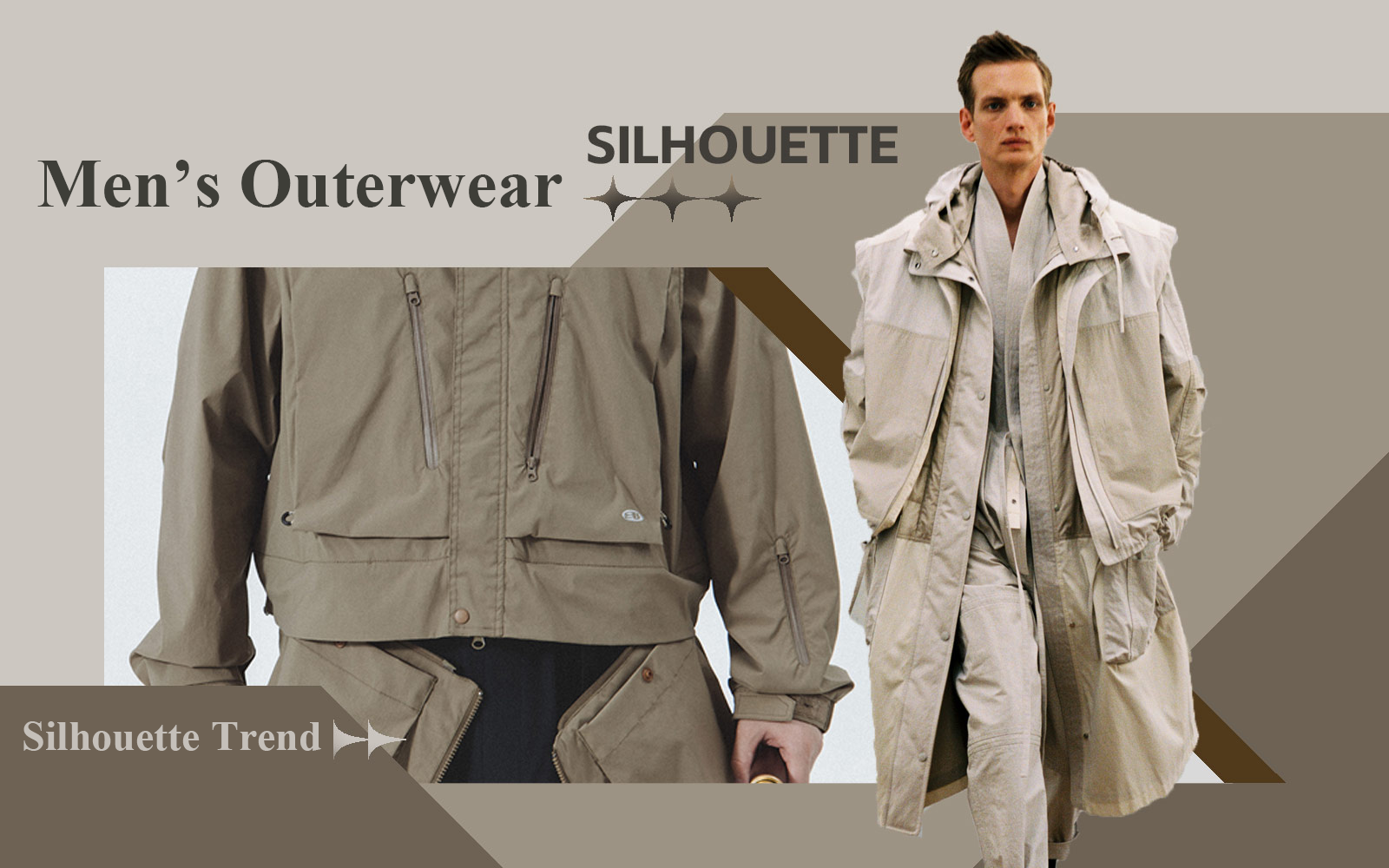 Urbancore -- The Silhouette Trend for Men's Outerwear