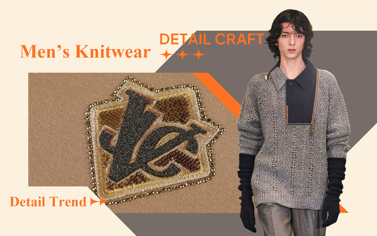 Fine Accents -- The Detail & Craft Trend for Men's Knitwear