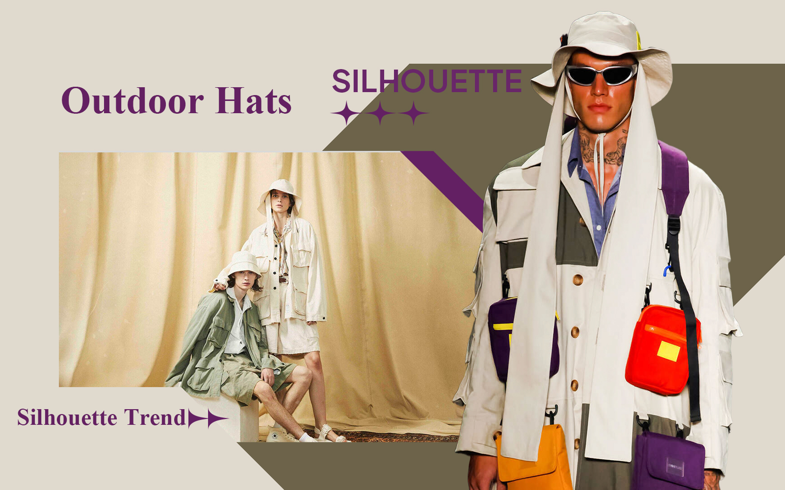 Outdoor Hat -- A/W 24/25 Silhouette Trend for Hats