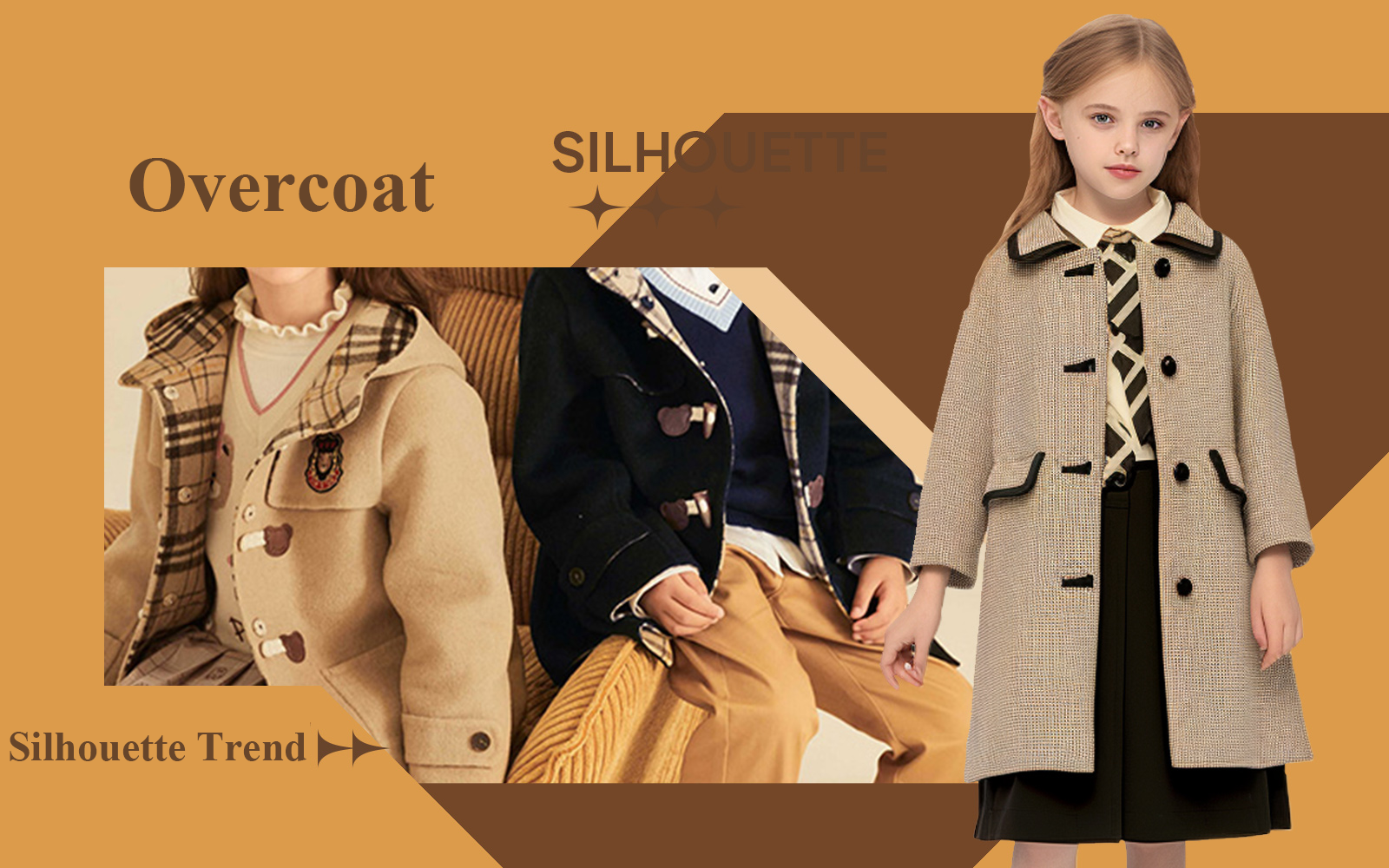 The Silhouette Trend for Kids' Overcoat