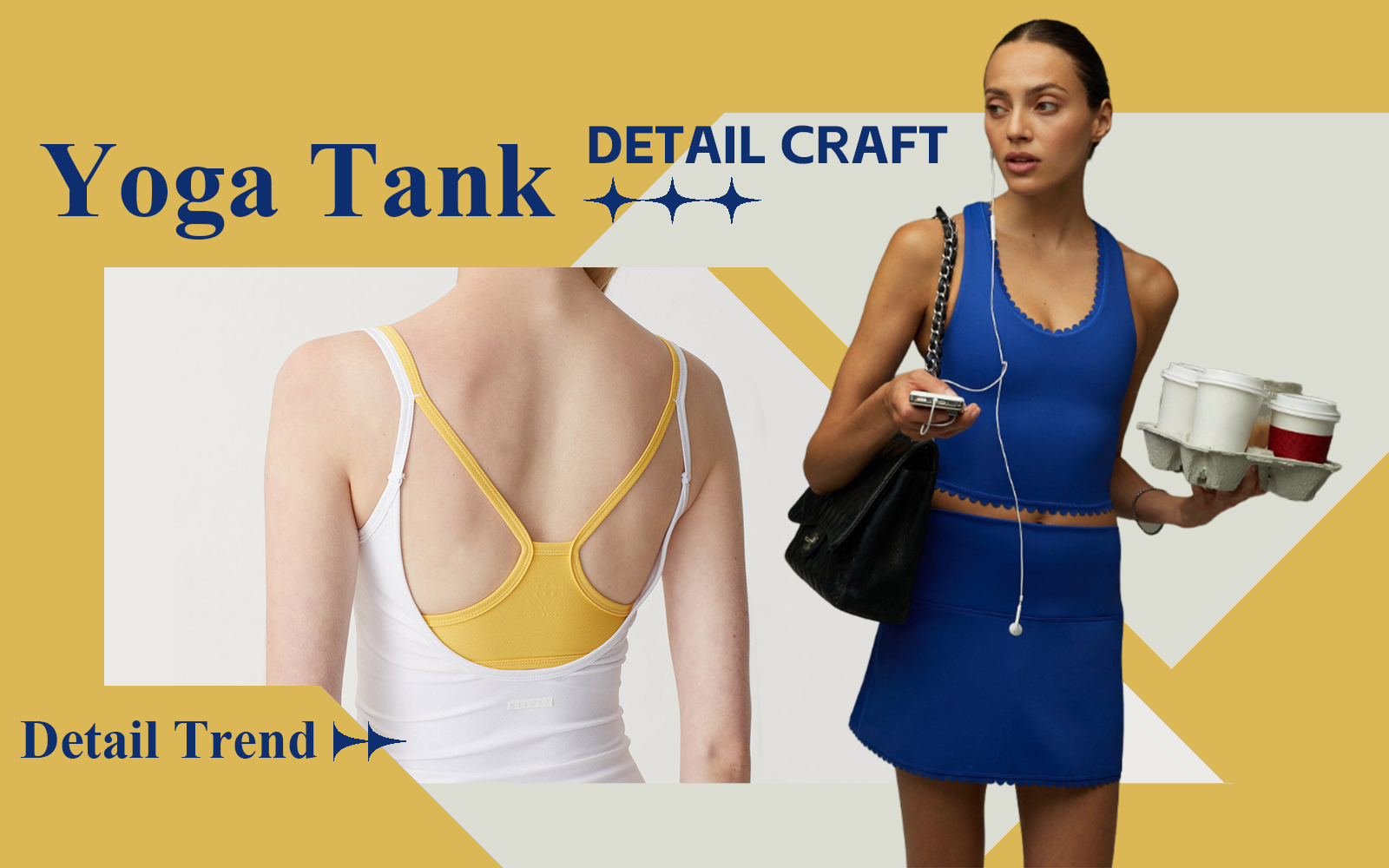 The Detail & Craft Trend for Women's Yoga Tank