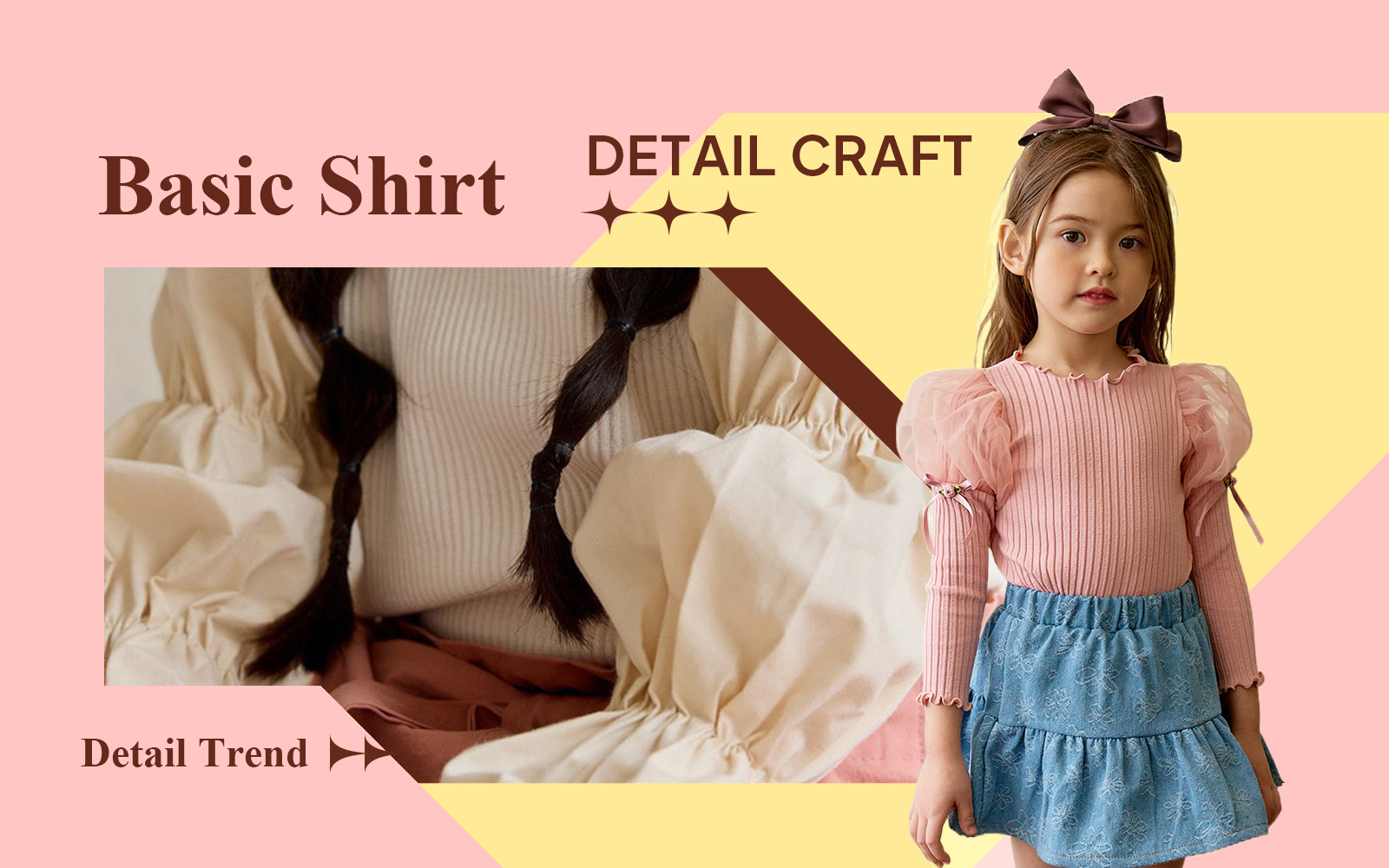 Basic Shirt -- The Detail & Craft Trend for Girlswear