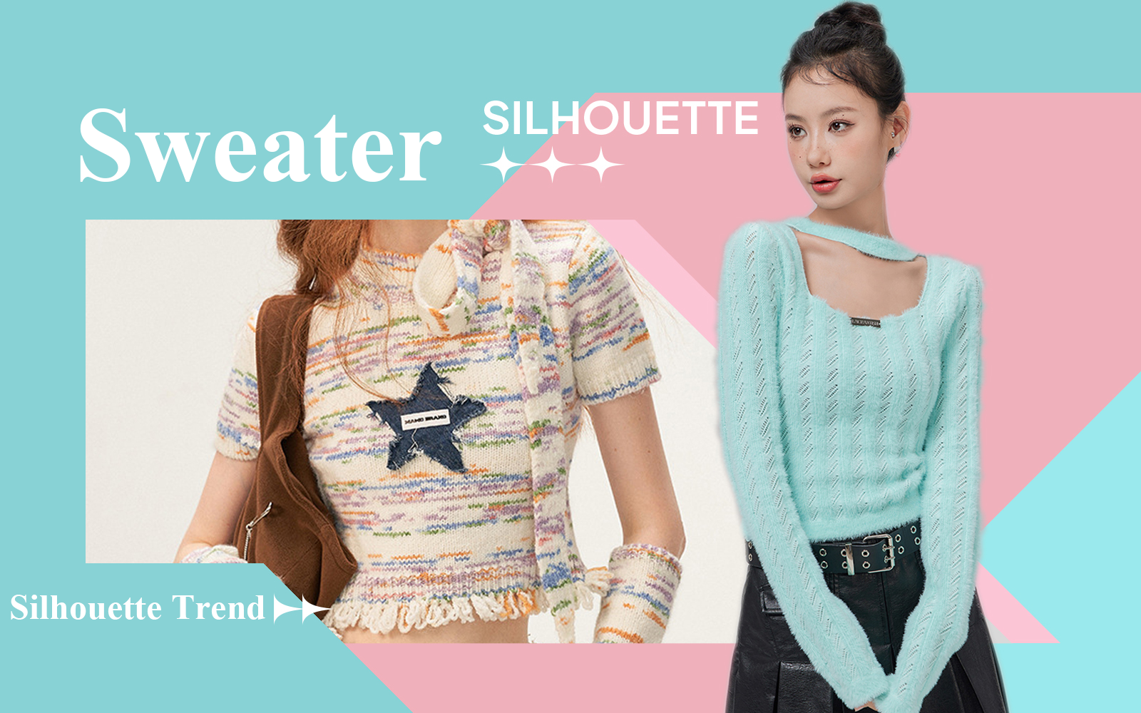 Lively Girls -- S/S 2025 Silhouette Trend for Women's Knitwear