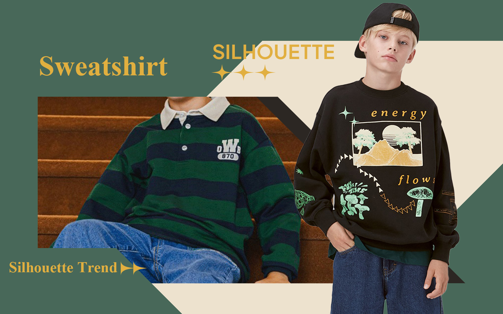 Sweatshirt -- The Silhouette Trend for Boyswear