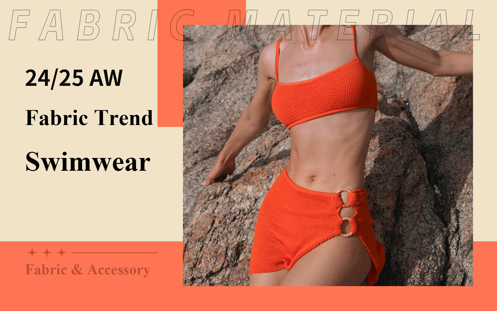 A/W 24/25 Fabric Trend for Women's Swimwear