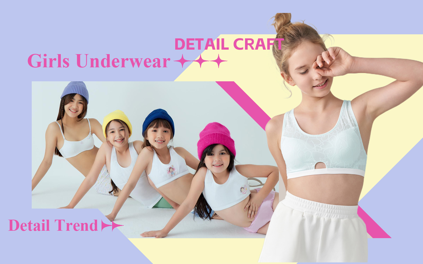 Free Growth -- The Detail & Craft Trend for Girls' Underwear