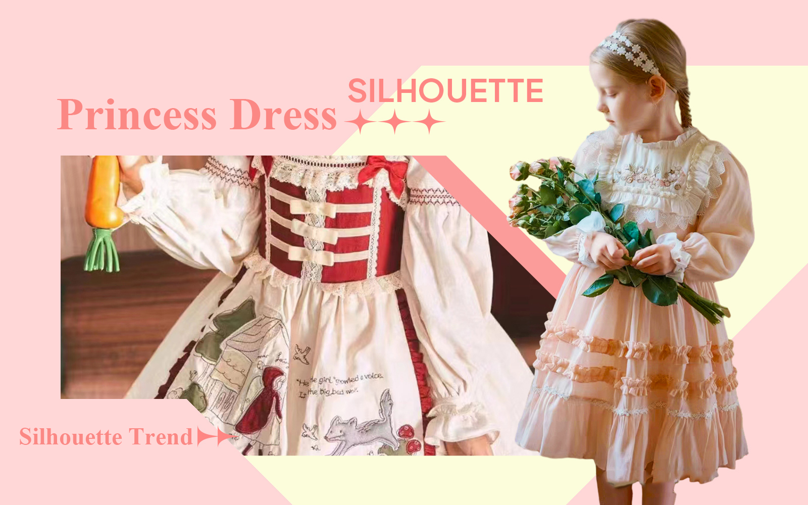 The Silhouette Trend for Kids' Princess Dress