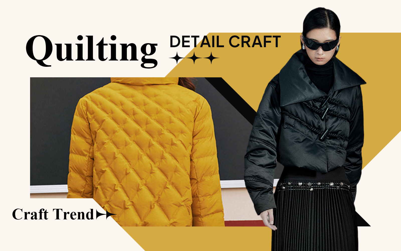Texture Quilting -- The Craft Trend for Women's Down Jacket