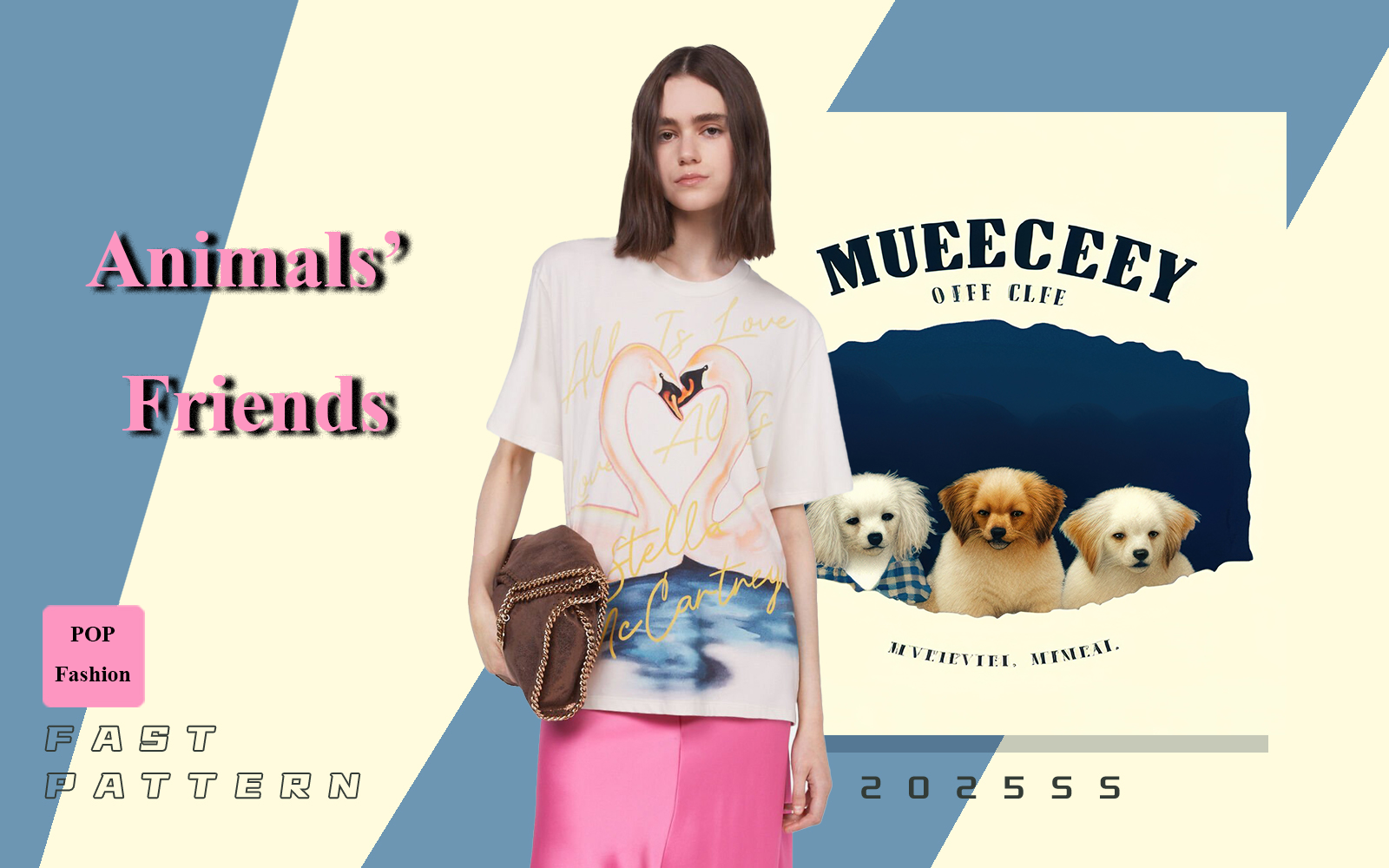 Animal Friends -- The Fast-response Pattern Trend for Women's T-shirt & Sweatshirt