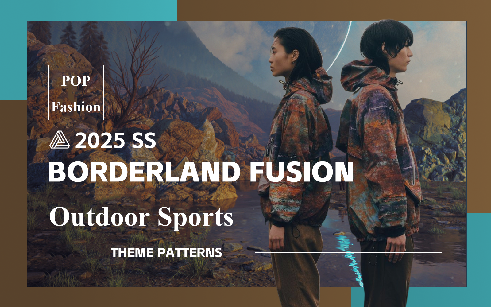 Borderland Fusion - 2025 Spring/Summer Pattern Trend for Outdoor Sports