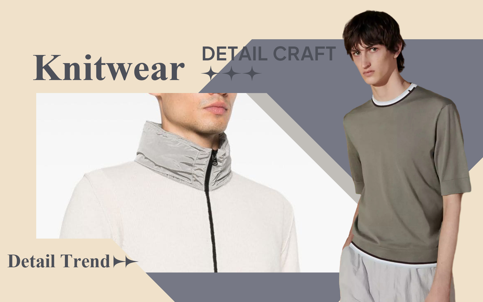 Neck Design -- The Detail & Craft Trend for Men's Knitwear
