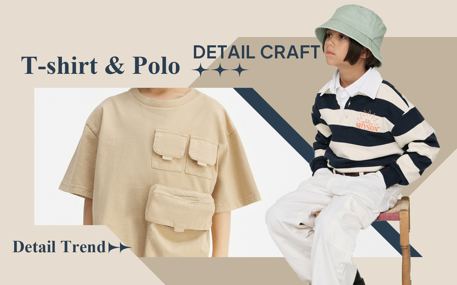 T-shirt/Polo Shirt -- The Detail & Craft Trend for Kidswear