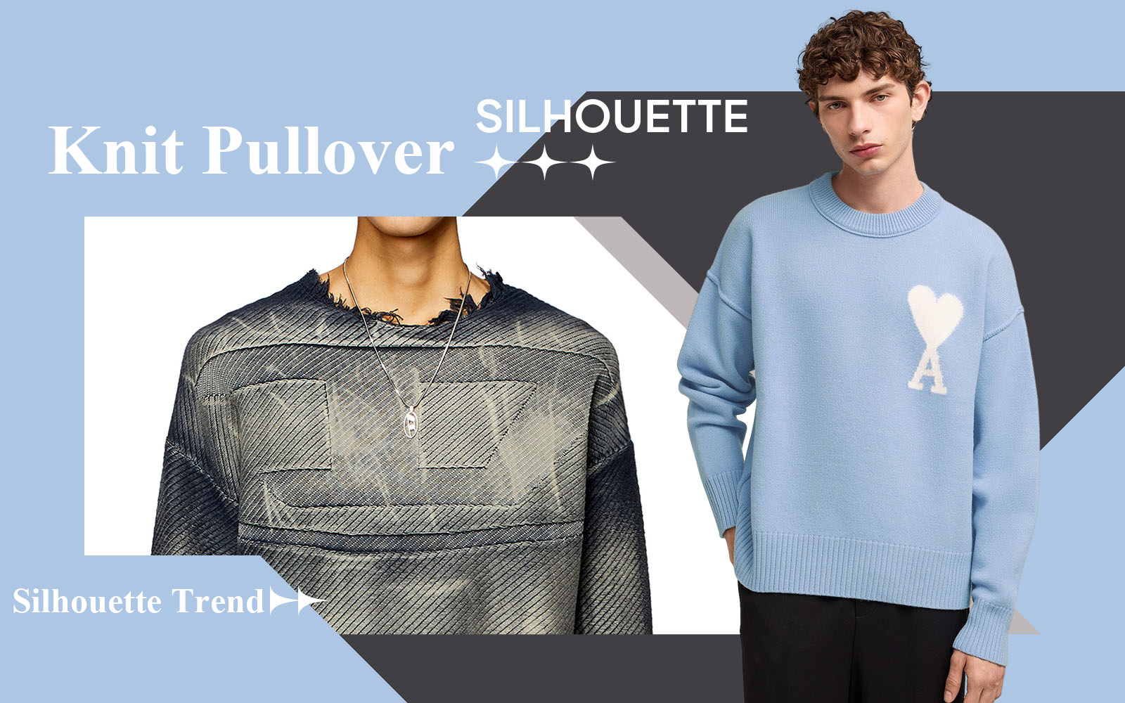 Smart Casual -- The Silhouette Trend for Men's Knit Pullover