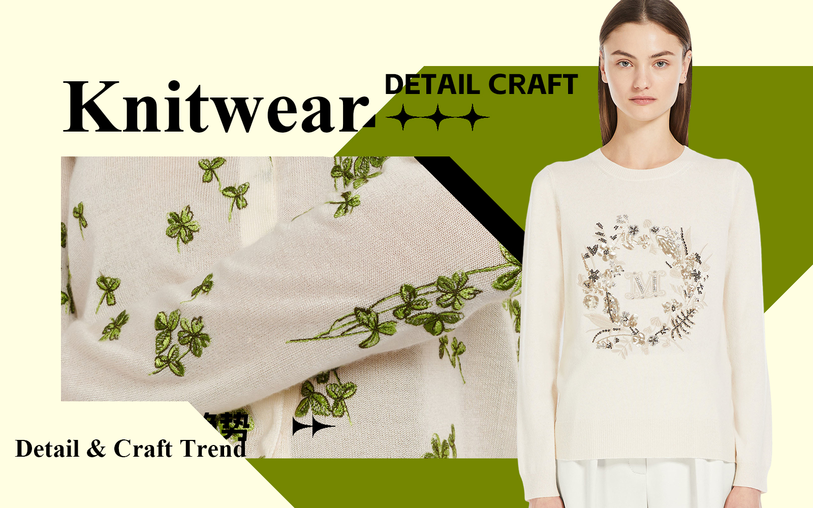 Exquisite Detail -- S/S 2025 Detail & Craft Trend for Women's Knitwear