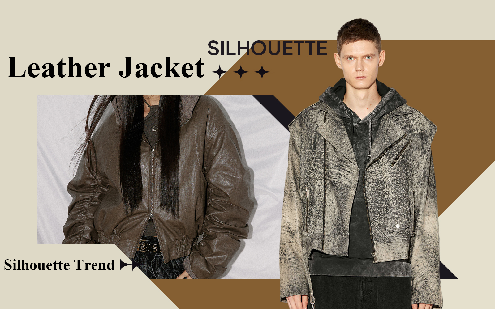 The Silhouette Trend for Men's & Women's Leather Jacket