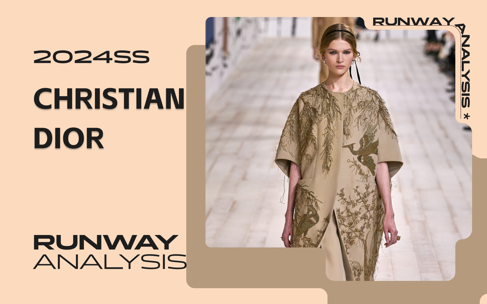 Aesthetic Essence -- The Haute Couture Runway Analysis of Christian Dior