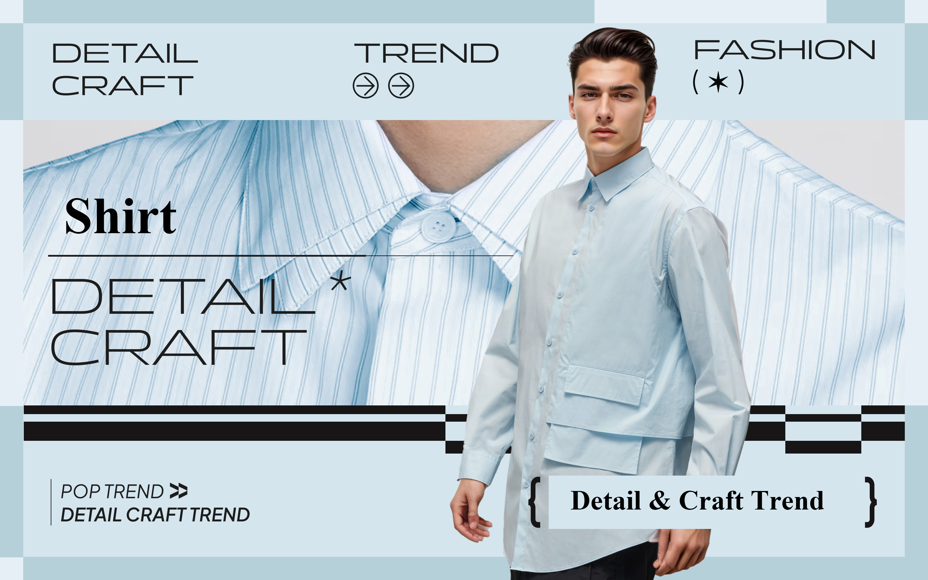 Urban Leisure -- The Detail & Craft Trend for Men's Shirt