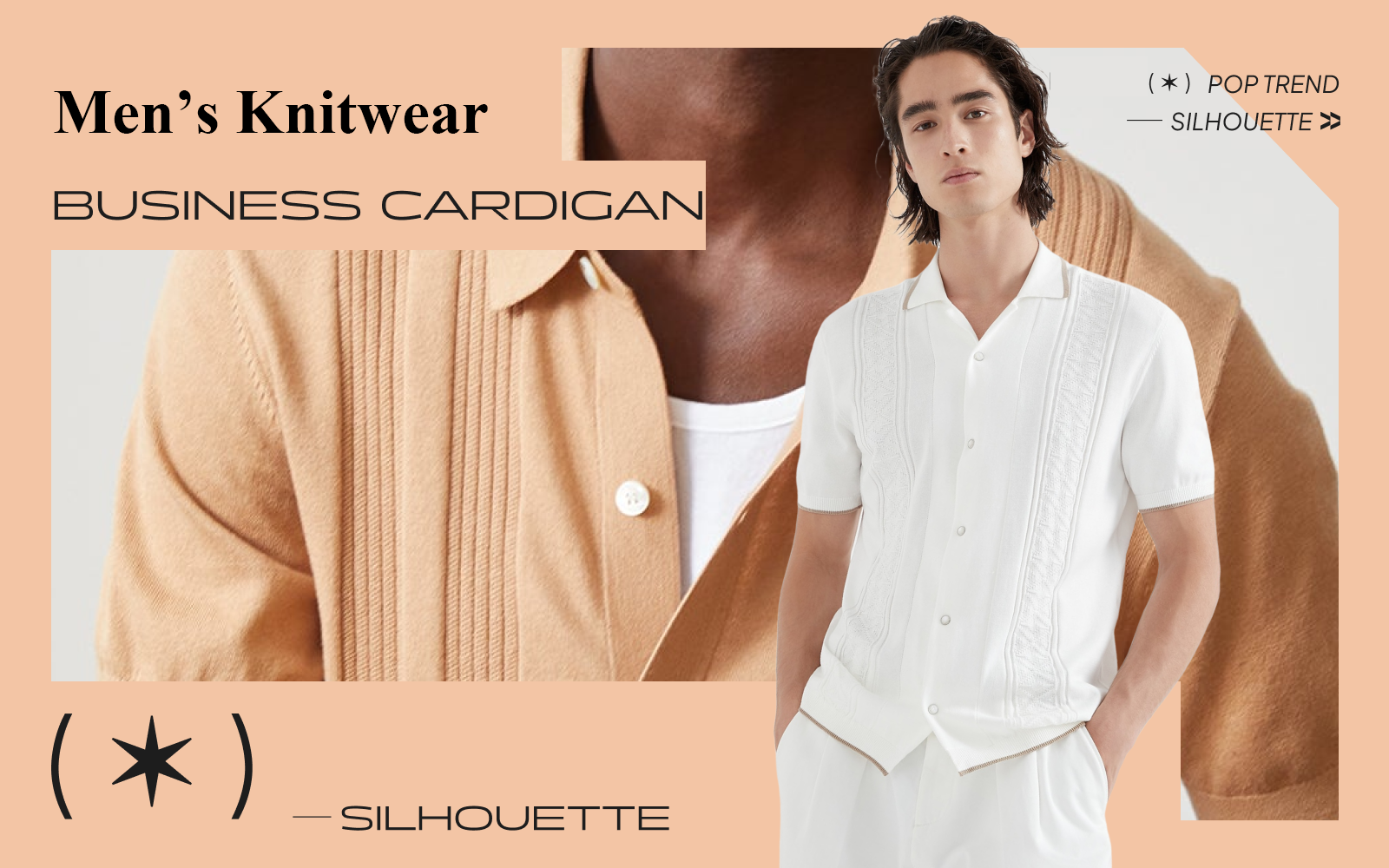 Business Cardigan -- The Silhouette Trend for Men's Knitwear