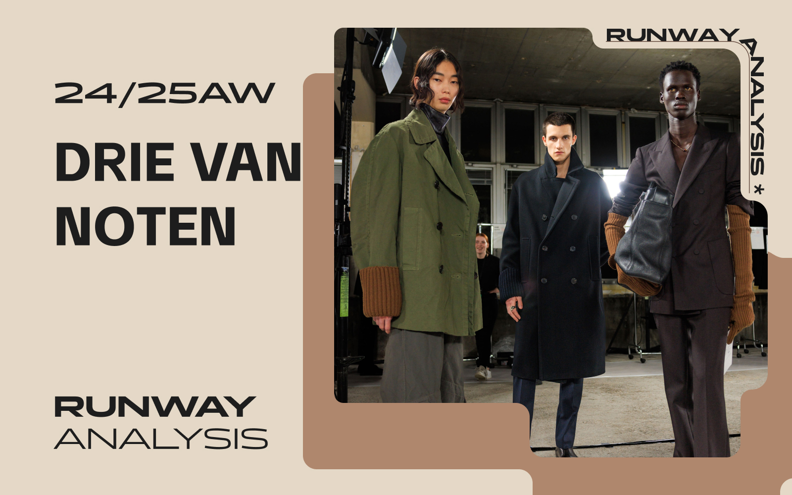 Exquisite and Elegance -- The Men's Runway Analysis of Dries Van Noten
