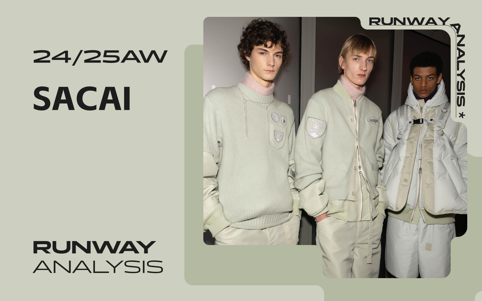 Redefine the Uniforms -- The Men's Runway Analysis of Sacai