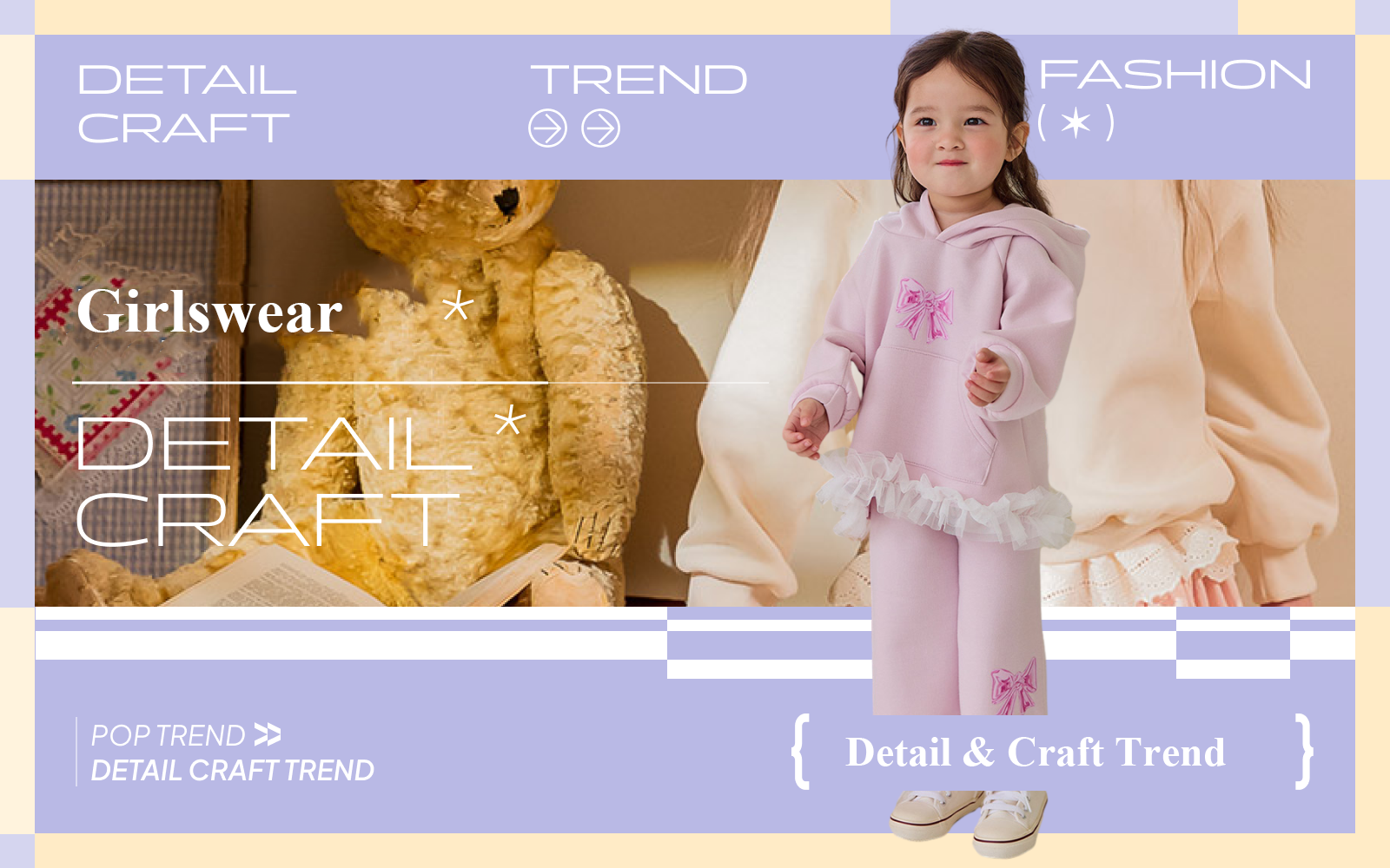 Girls' Set -- The Detail & Craft Trend for Kidswear